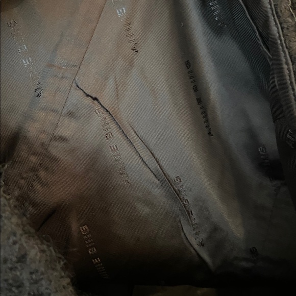 Anine Bing Anitta Woven Jacket Black Gold Button Bouclé Size M - Picture 9 of 13